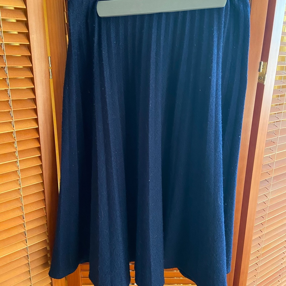 Vintage blue midi skirt